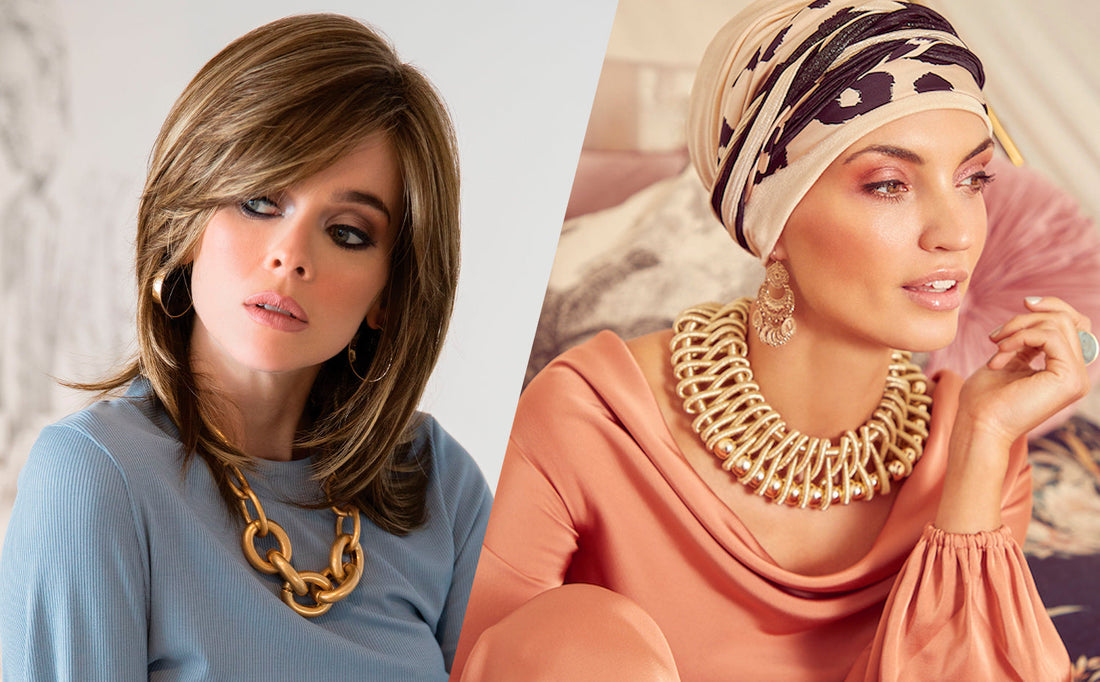 ¿Peluca o turbante? Descubre qué opción va mejor contigo